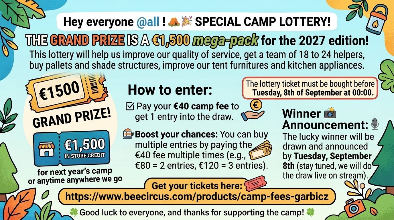 Camp fees * Garbicz